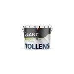 Peinture tollens ultra couvrant murs, plafonds et boiseries satin blanc 10l