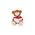 Peluche de no�l conteur des histoires ourson
