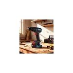 Perceuse � percussion sans fil brushless erbauer ecd18 - li - 2 18v - 4ah