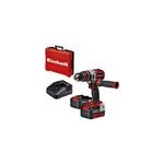 Perceuse  percussion sans fil einhell tecd 18lii bl 18v - 2 x 3ah