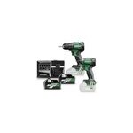 Perceuse visseuse ds18de et visseuse à choc wh18de sans fil hikoki 2x18v - 5ah Perceuse visseuse ds18de et visseuse à choc wh18de sans fil hikoki 2x18v - 5ah