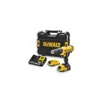 Perceuse visseuse sans fil dewalt 18v dcd776d2t xr + 2 batteries 2ah