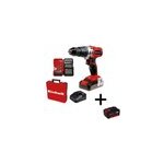 Perceuse visseuse sans fil einhell 18v te - cd 18 / 2 li - i (1x2. 5ah + 1x4ah) + accessoires