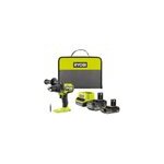 Perceuse visseuse sans fil ryobi 18v rpd18x1 - 2c52s - 1x5ah 1x2ah