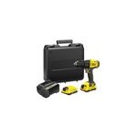Perceuse visseuse sans fil stanley fatmax v20 sfmcd700c2k qw 18v - 2x1. 5ah