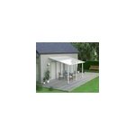 Pergola adosse olympia 3 x 4, 25m blanc