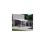 Pergola adosse olympia 3 x 5, 46m blanc