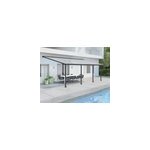 Pergola adosse olympia 3 x 7, 30m gris