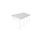 Pergola adoss�e sierra palram canopia aluminium blanc 2. 2 x 6. 7 cm