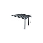Pergola adossée stockholm palram canopia aluminium et polycarbonate gris 3, 32 x 5, 87m Pergola adossée stockholm palram canopia aluminium et polycarbonate gris 3, 32 x 5, 87m