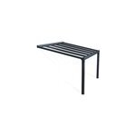 Pergola adossée stockholm palram canopia aluminium et polycarbonate gris 3, 32 x 3, 7m Pergola adossée stockholm palram canopia aluminium et polycarbonate gris 3, 32 x 3, 7m
