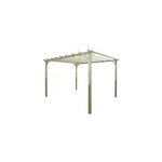 Pergola autoportante hellebore en bois l. 300 x l. 400 x h. 247 cm