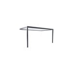 Pergola bioclimatique adoss�e manuelle salto alumin'home aluminium gris fonc� ral 7016 - 5 x 3 m