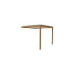 Pergola bioclimatique adoss�e manuelle salto alumin'home aluminium aspect bois - 3 x 3 m