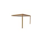 Pergola bioclimatique adoss�e manuelle salto alumin'home aluminium aspect bois - 4 x 3, 5 m