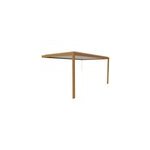 Pergola bioclimatique adoss�e manuelle salto alumin'home aluminium aspect bois - 5 x 3 m