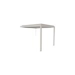 Pergola bioclimatique adoss�e manuelle salto alumin'home aluminium blanc ral 9010 - 3 x 3 m