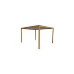 Pergola bioclimatique autoportante manuelle salto alumin'home aluminium aspect bois - 4 x 3, 5 m