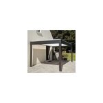 Pergola bioclimatique autoportante motoris�e actual aluminium noir ral 2100 - 5 x 4 m green outside avec ...