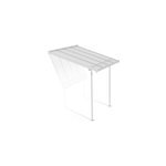 Pergola adosse sierra palram canopia aluminium blanc 2. 2 x 2. 3 cm