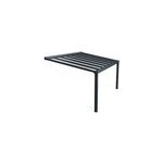 Pergola adossée stockholm palram canopia aluminium et polycarbonate gris 3, 32 x 5, 15m Pergola adossée stockholm palram canopia aluminium et polycarbonate gris 3, 32 x 5, 15m
