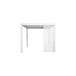 Persienne 1, 2m pour pergola evora 3, 6m blanc