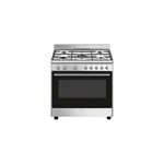 Piano de cuisson gaz 115 l l. 60 x h. 90 cm cx90gm smeg inox Piano de cuisson gaz 115 l l. 60 x h. 90 cm cx90gm smeg inox