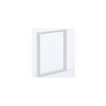 Pied de banc rectangle mottez h. 40 cm m�tal blanc