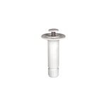 Pied de caisson plastique ø28x hauteur 120 mm blanc à vis Pied de caisson plastique ø28x hauteur 120 mm blanc à vis