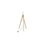 Pied de lampadaire effet bois brut nuuk corep e27 60x h. 139 cm