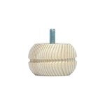 Pied de meuble model 25 h. 40 mm x ø 65 mm pin brut Pied de meuble model 25 h. 40 mm x ø 65 mm pin brut
