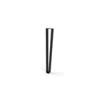 Pied de meuble triangle en acier noir h. 71 cm Pied de meuble triangle en acier noir h. 71 cm