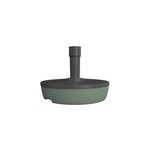 Pied de parasol eda plastique gris et laurier 32kg