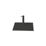 Pied de parasol flat acier laqu� anthracite