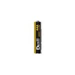 Pile alcaline aaa (lr03) diall non rechargeable, lot de 24