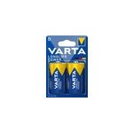 Pile alcaline d (lr20) varta long - life power d, lot de 2