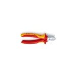 Pince coupante de cote isolée knipex 160mm jaune et rouge Pince coupante de cote isolée knipex 160mm jaune et rouge