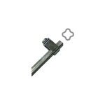 Piquet de terre 1. 5 m d. 1, 5cm acier gris