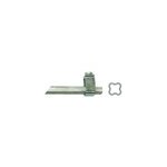 Piquet de terre 1 m d. 1, 5m acier gris galvanis