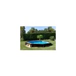 Piscine hors sol bois gre violette2 5, 00 x h. 1, 27 m