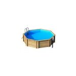 Piscine hors sol bois procopi tropic 5, 05 x h. 1, 20 m