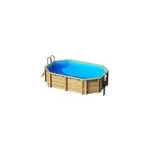 Piscine hors sol bois procopi tropic 5, 10 x h. 1, 20 m