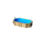 Piscine hors sol bois procopi weva 6, 40 x h. 1, 46 m