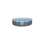 Piscine hors sol tubulaire steel pro max ronde 4, 57 x h. 1, 07 m bestway avec led