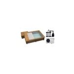 Piscine hors sol urbaine mypool 4, 20 x 3, 50 x h. 1, 33 m + couverture automatique et coffre bois