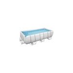 Piscine tubulaire rectangulaire power steel bestway 4, 04 x 2, 01 x h. 1 m Piscine tubulaire rectangulaire power steel bestway 4, 04 x 2, 01 x h. 1 m