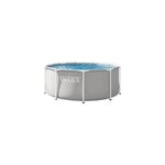 Piscine tubulaire ronde intex prism �3, 66 x h. 0, 99 m avec pompe