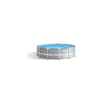 Piscine tubulaire ronde intex prism frame premium 3, 66 x h. 0, 99 m + bche de protection incluse