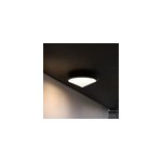 Plafonnier ortano led intgre 1100lm 20w ip44 goodhome noir
