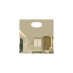 Plafonnier salle de bain led int�gr� 14w blanc 1800lm ip44 � 22 x h. 7, 6 cm carthamus